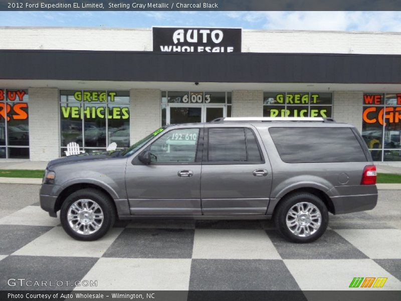 Sterling Gray Metallic / Charcoal Black 2012 Ford Expedition EL Limited