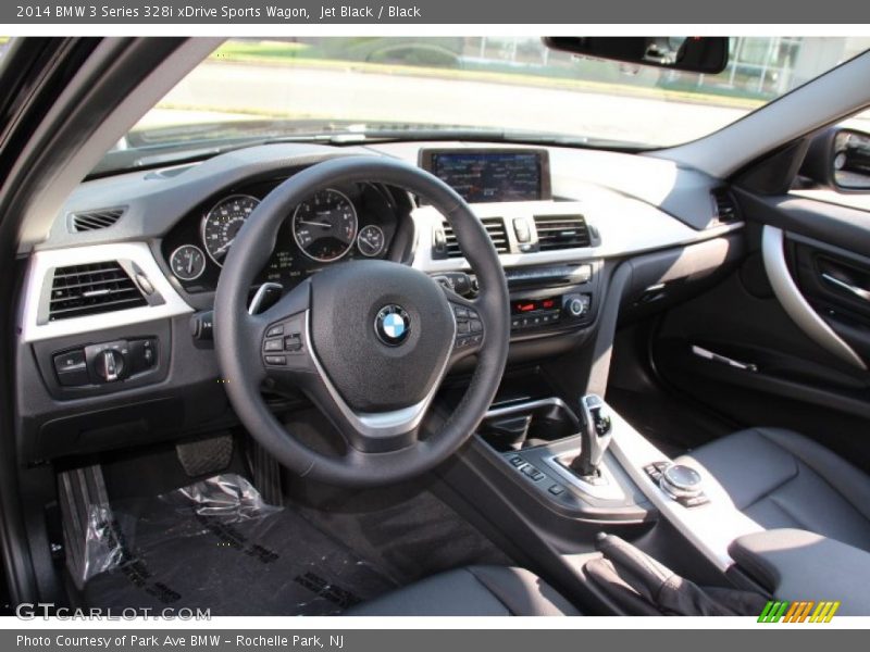 Black Interior - 2014 3 Series 328i xDrive Sports Wagon 