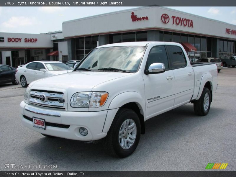 Natural White / Light Charcoal 2006 Toyota Tundra SR5 Double Cab