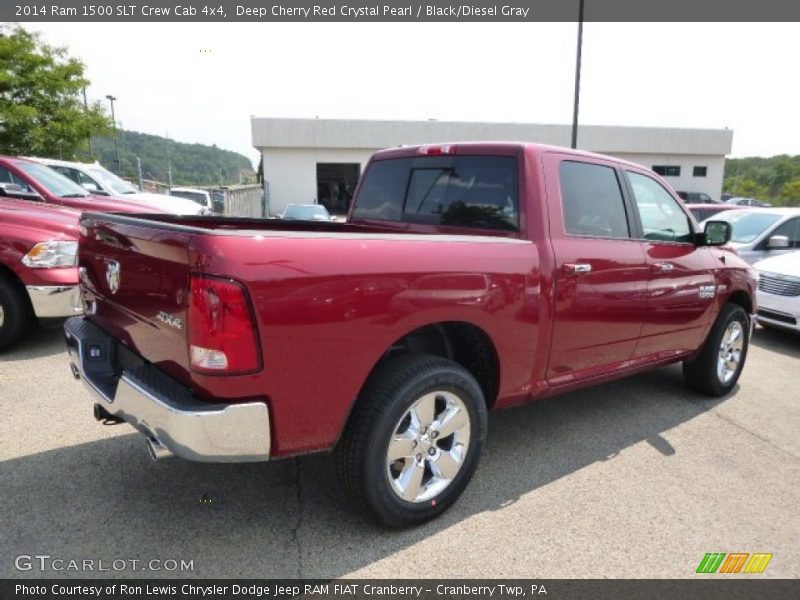 Deep Cherry Red Crystal Pearl / Black/Diesel Gray 2014 Ram 1500 SLT Crew Cab 4x4