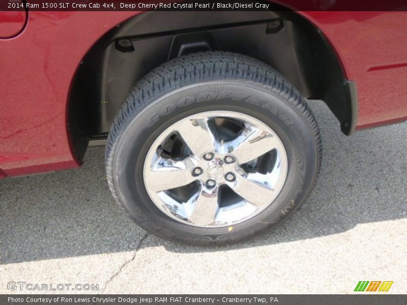 Deep Cherry Red Crystal Pearl / Black/Diesel Gray 2014 Ram 1500 SLT Crew Cab 4x4