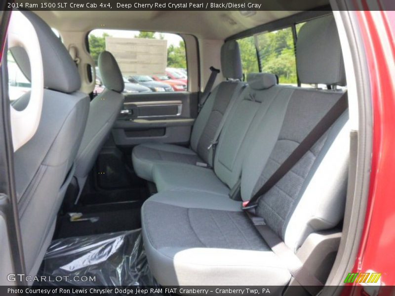 Deep Cherry Red Crystal Pearl / Black/Diesel Gray 2014 Ram 1500 SLT Crew Cab 4x4
