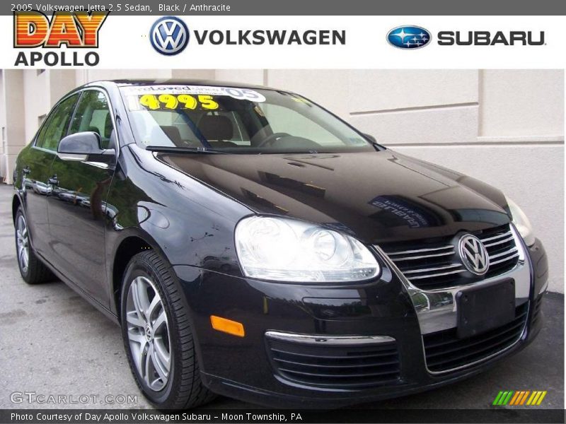 Black / Anthracite 2005 Volkswagen Jetta 2.5 Sedan
