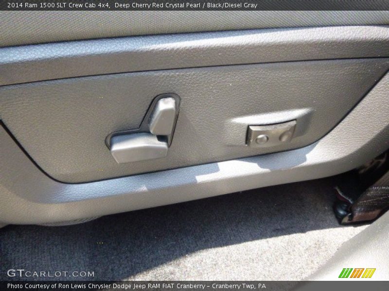 Deep Cherry Red Crystal Pearl / Black/Diesel Gray 2014 Ram 1500 SLT Crew Cab 4x4
