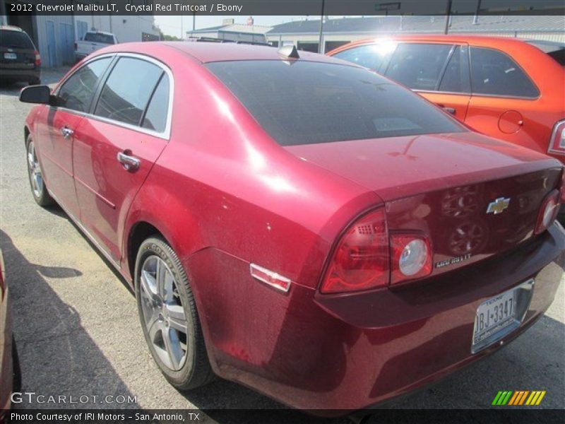 Crystal Red Tintcoat / Ebony 2012 Chevrolet Malibu LT