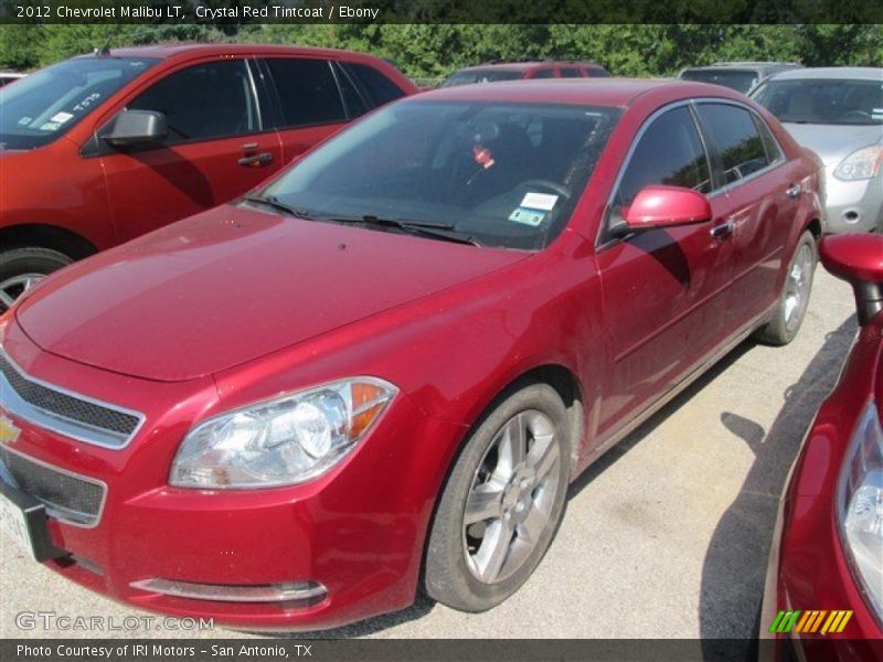 Crystal Red Tintcoat / Ebony 2012 Chevrolet Malibu LT