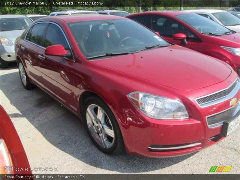 Crystal Red Tintcoat / Ebony 2012 Chevrolet Malibu LT