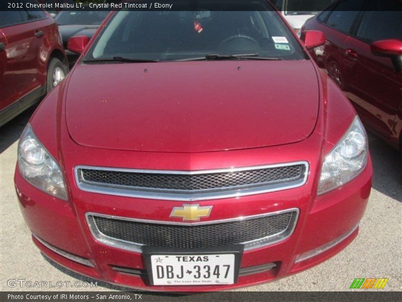 Crystal Red Tintcoat / Ebony 2012 Chevrolet Malibu LT