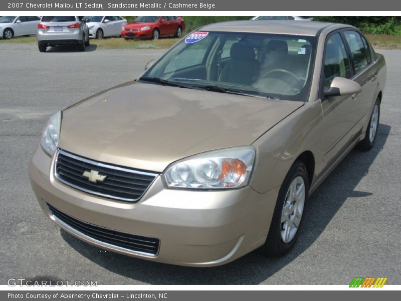 Sandstone Metallic / Cashmere Beige 2007 Chevrolet Malibu LT Sedan