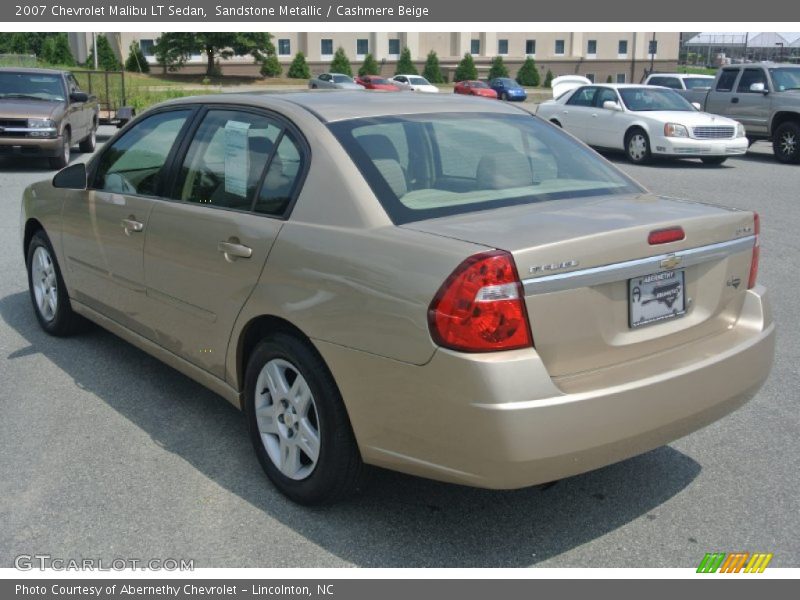Sandstone Metallic / Cashmere Beige 2007 Chevrolet Malibu LT Sedan