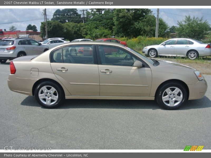 Sandstone Metallic / Cashmere Beige 2007 Chevrolet Malibu LT Sedan