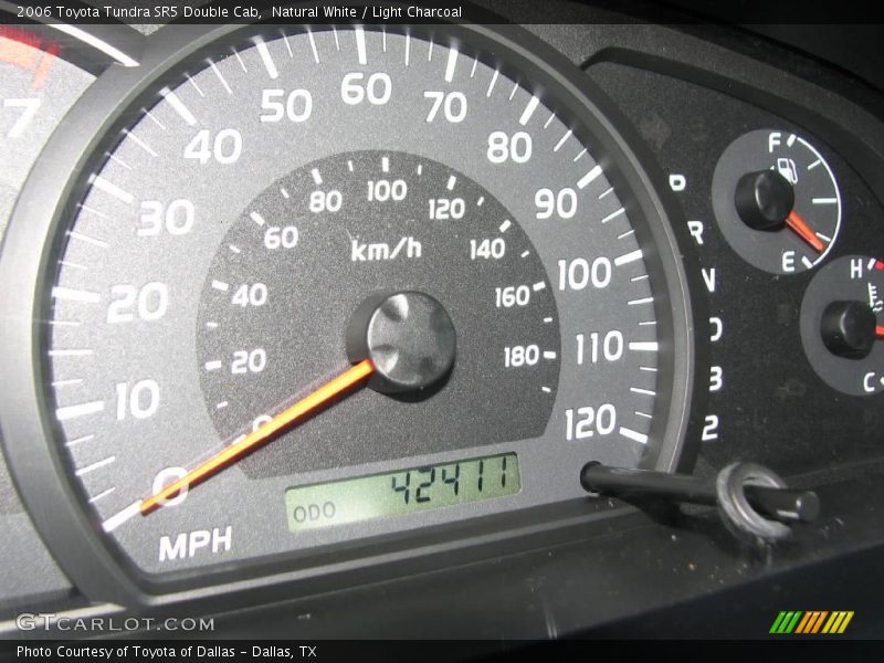 Natural White / Light Charcoal 2006 Toyota Tundra SR5 Double Cab