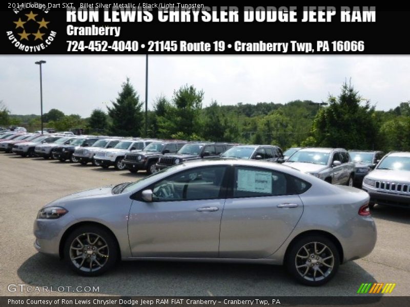 Billet Silver Metallic / Black/Light Tungsten 2014 Dodge Dart SXT