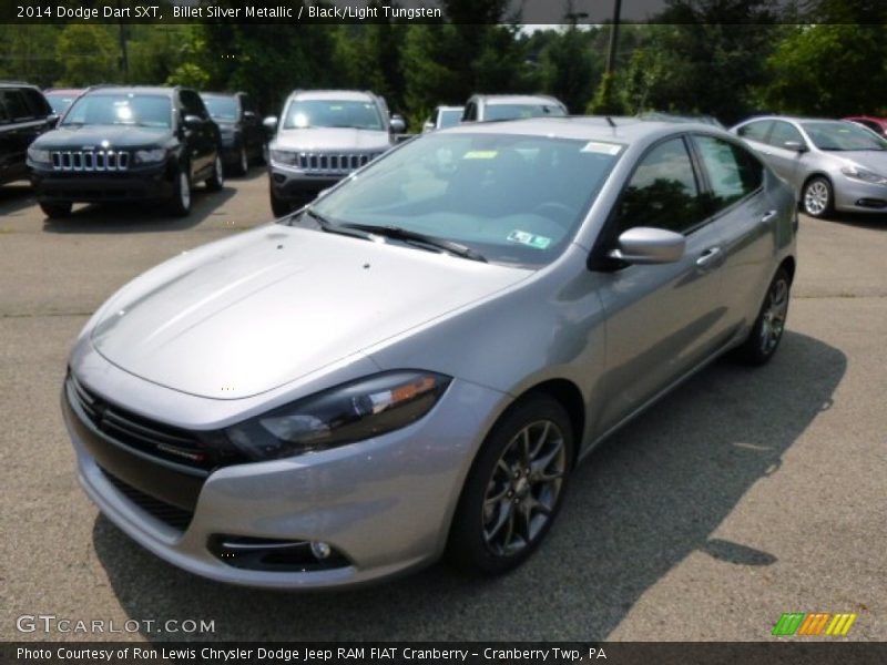 Billet Silver Metallic / Black/Light Tungsten 2014 Dodge Dart SXT