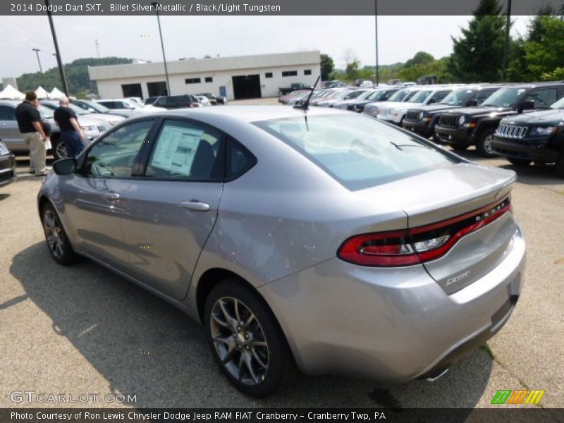 Billet Silver Metallic / Black/Light Tungsten 2014 Dodge Dart SXT