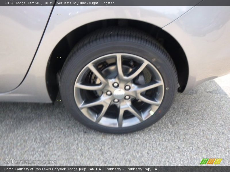 Billet Silver Metallic / Black/Light Tungsten 2014 Dodge Dart SXT