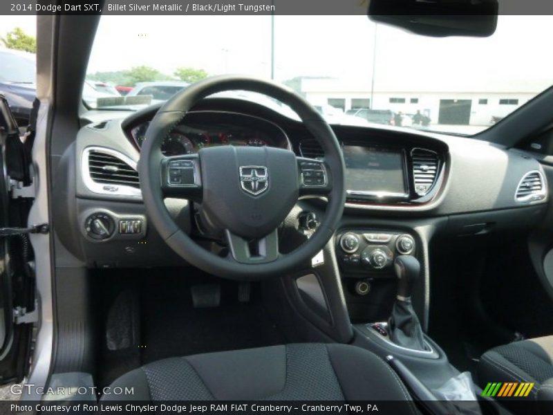Billet Silver Metallic / Black/Light Tungsten 2014 Dodge Dart SXT