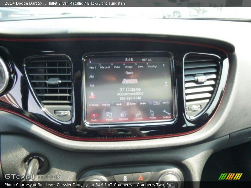 Billet Silver Metallic / Black/Light Tungsten 2014 Dodge Dart SXT