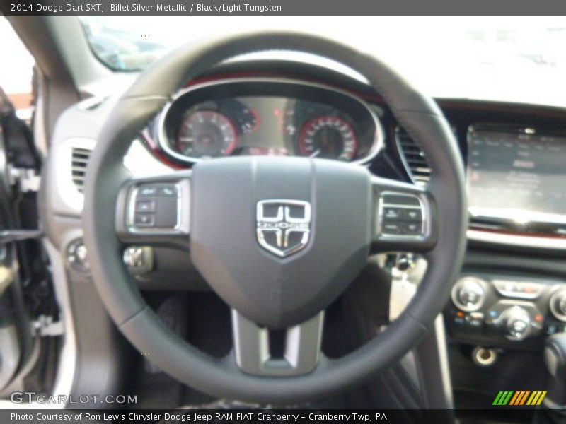 Billet Silver Metallic / Black/Light Tungsten 2014 Dodge Dart SXT