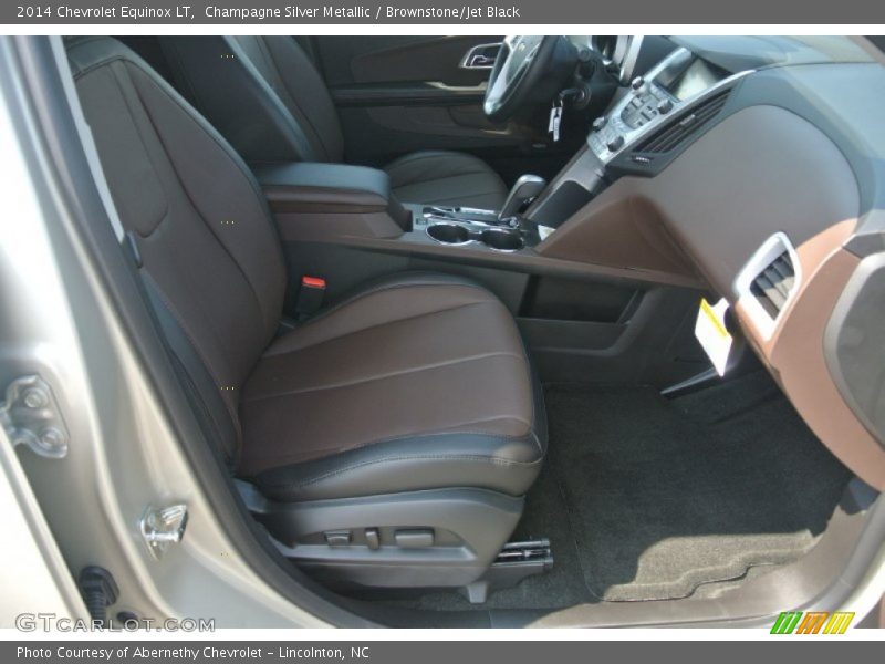 Champagne Silver Metallic / Brownstone/Jet Black 2014 Chevrolet Equinox LT