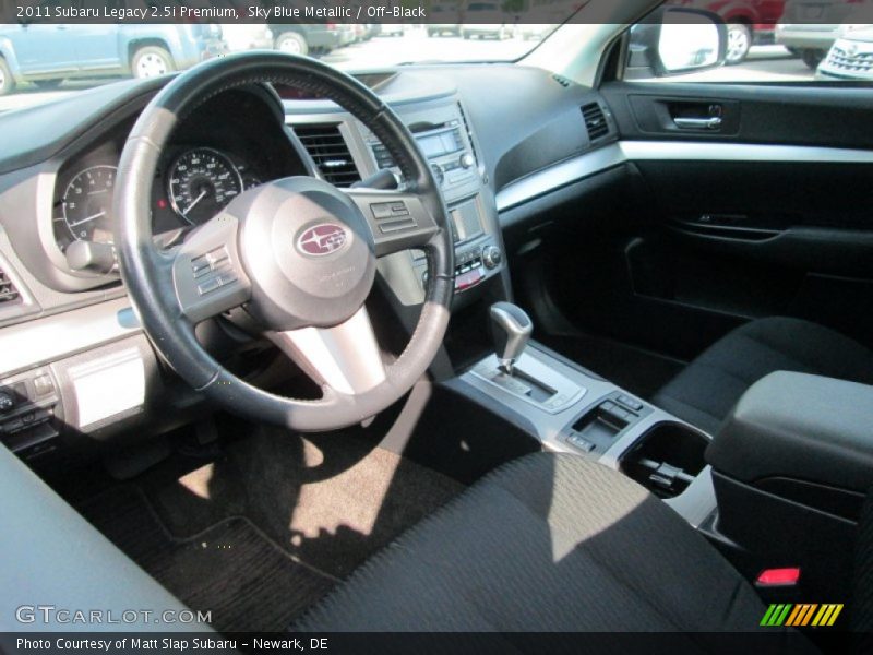 Sky Blue Metallic / Off-Black 2011 Subaru Legacy 2.5i Premium