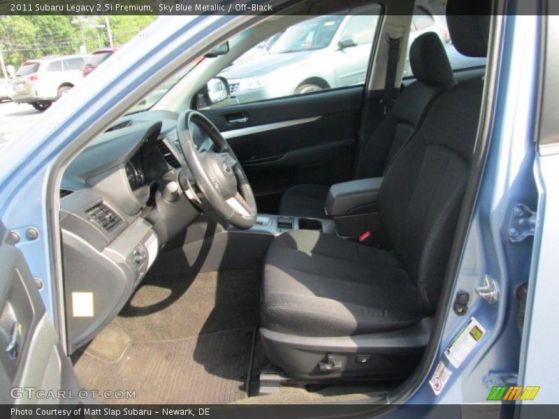 Sky Blue Metallic / Off-Black 2011 Subaru Legacy 2.5i Premium