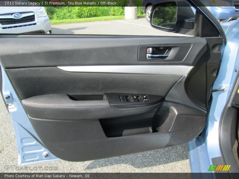 Sky Blue Metallic / Off-Black 2011 Subaru Legacy 2.5i Premium