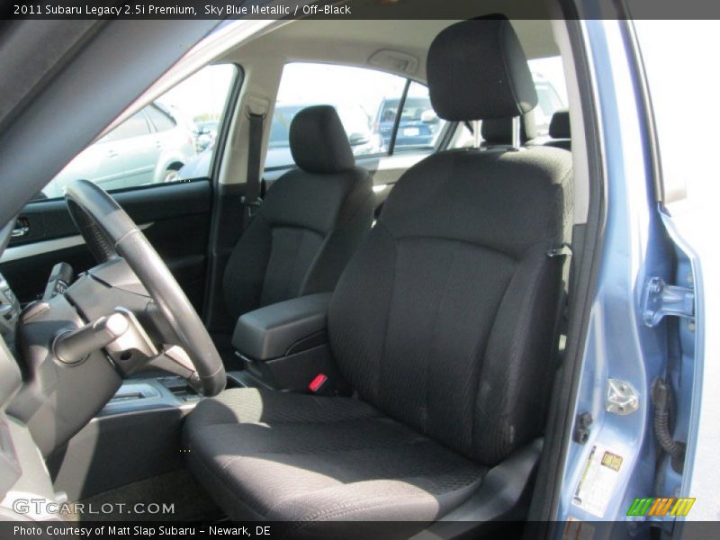 Sky Blue Metallic / Off-Black 2011 Subaru Legacy 2.5i Premium