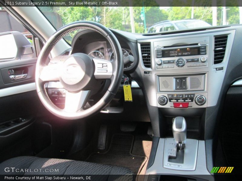 Sky Blue Metallic / Off-Black 2011 Subaru Legacy 2.5i Premium
