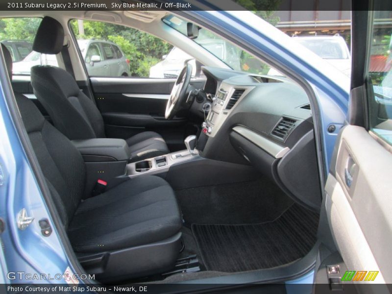 Sky Blue Metallic / Off-Black 2011 Subaru Legacy 2.5i Premium