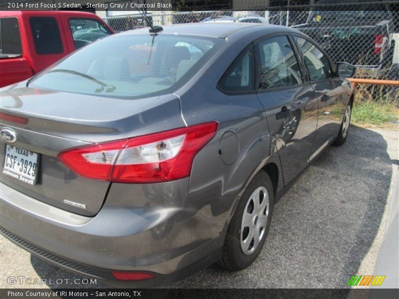 Sterling Gray / Charcoal Black 2014 Ford Focus S Sedan