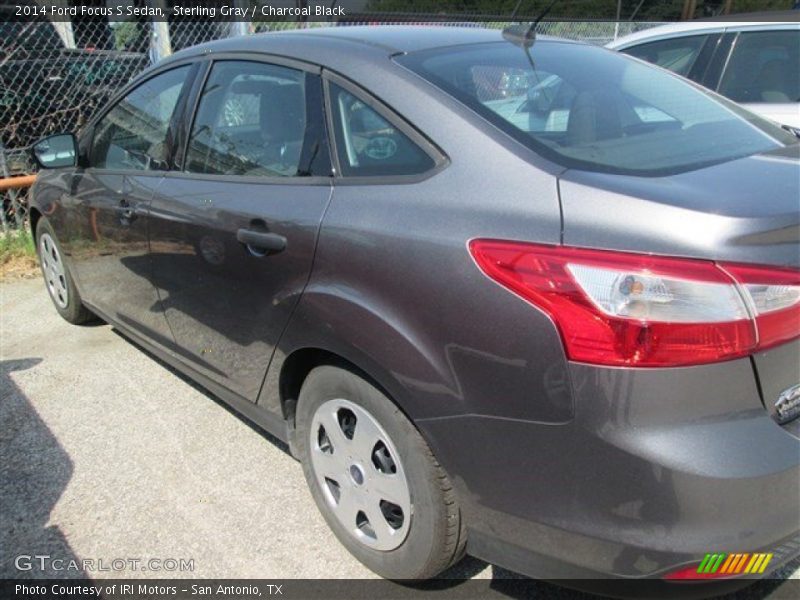 Sterling Gray / Charcoal Black 2014 Ford Focus S Sedan