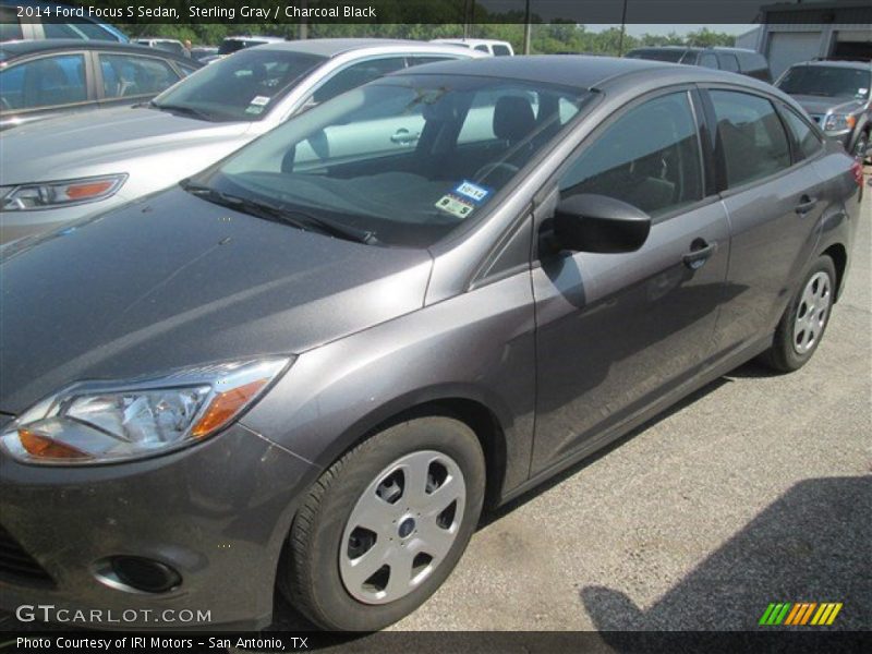 Sterling Gray / Charcoal Black 2014 Ford Focus S Sedan