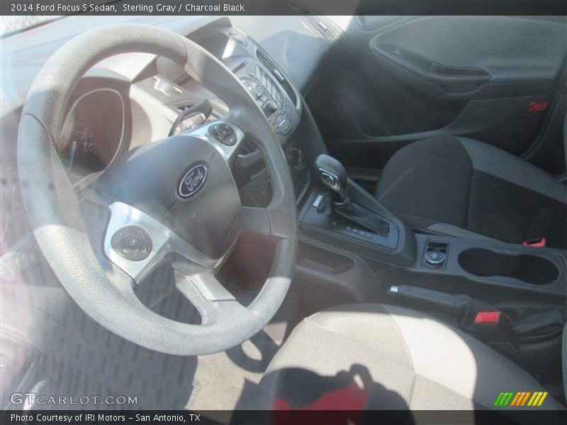 Sterling Gray / Charcoal Black 2014 Ford Focus S Sedan