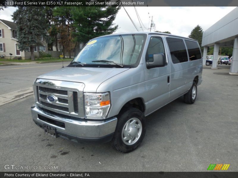 Ingot Silver Metallic / Medium Flint 2013 Ford E Series Van E350 XLT Passenger