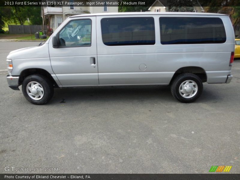 Ingot Silver Metallic / Medium Flint 2013 Ford E Series Van E350 XLT Passenger