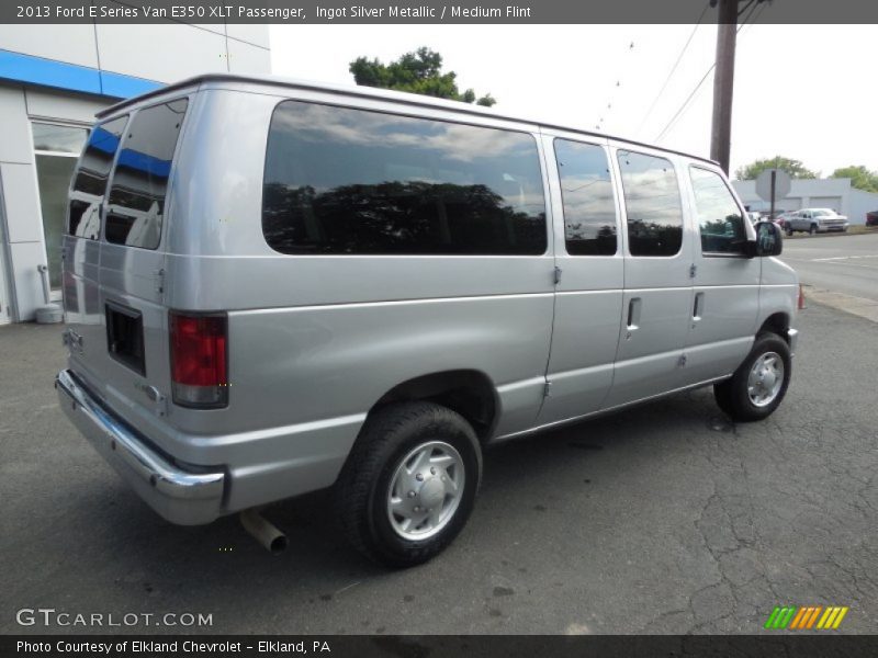 Ingot Silver Metallic / Medium Flint 2013 Ford E Series Van E350 XLT Passenger