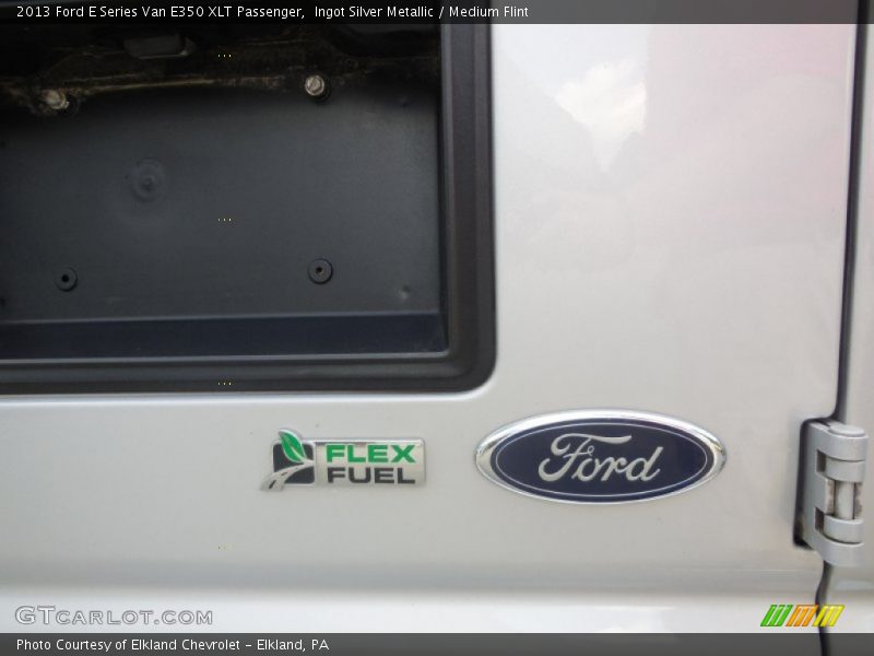 Ingot Silver Metallic / Medium Flint 2013 Ford E Series Van E350 XLT Passenger