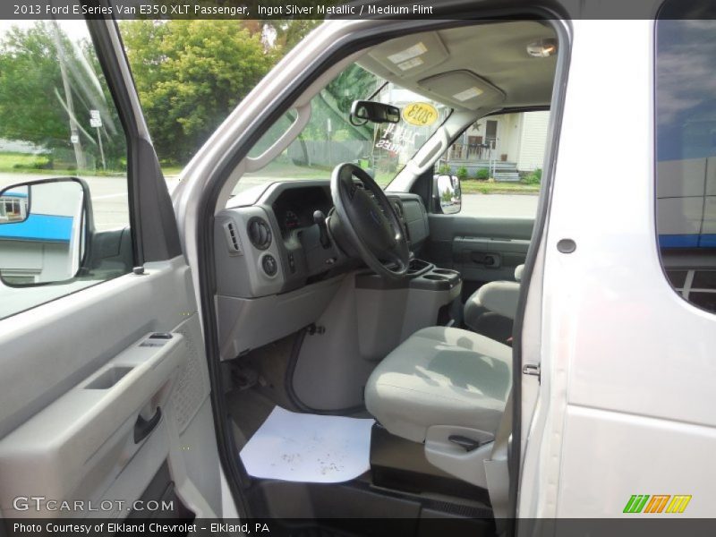 Ingot Silver Metallic / Medium Flint 2013 Ford E Series Van E350 XLT Passenger
