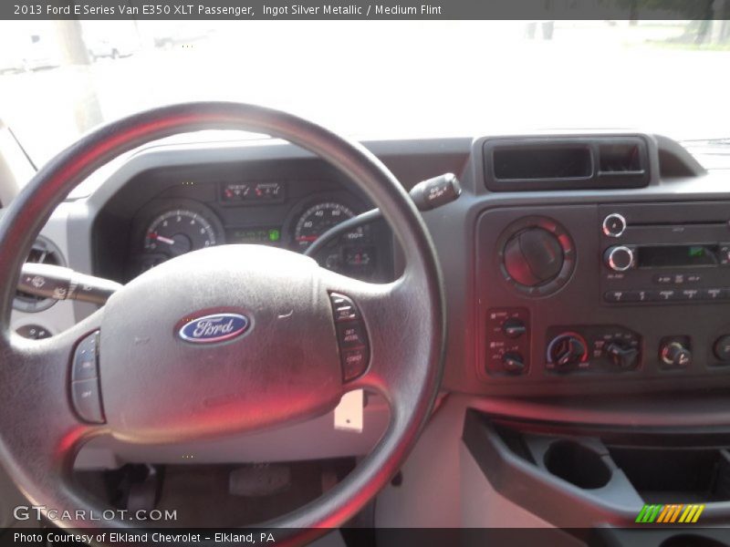 Ingot Silver Metallic / Medium Flint 2013 Ford E Series Van E350 XLT Passenger