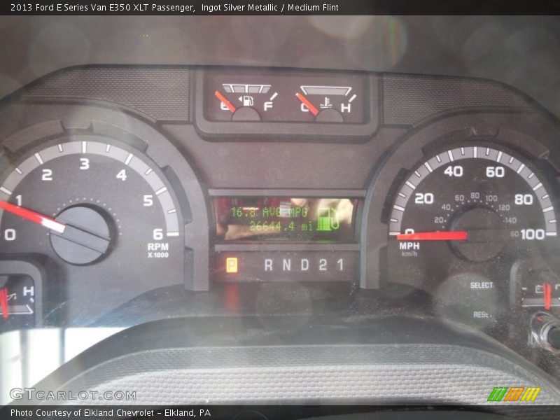 Ingot Silver Metallic / Medium Flint 2013 Ford E Series Van E350 XLT Passenger