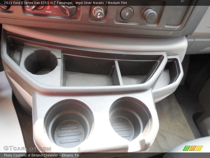 Ingot Silver Metallic / Medium Flint 2013 Ford E Series Van E350 XLT Passenger