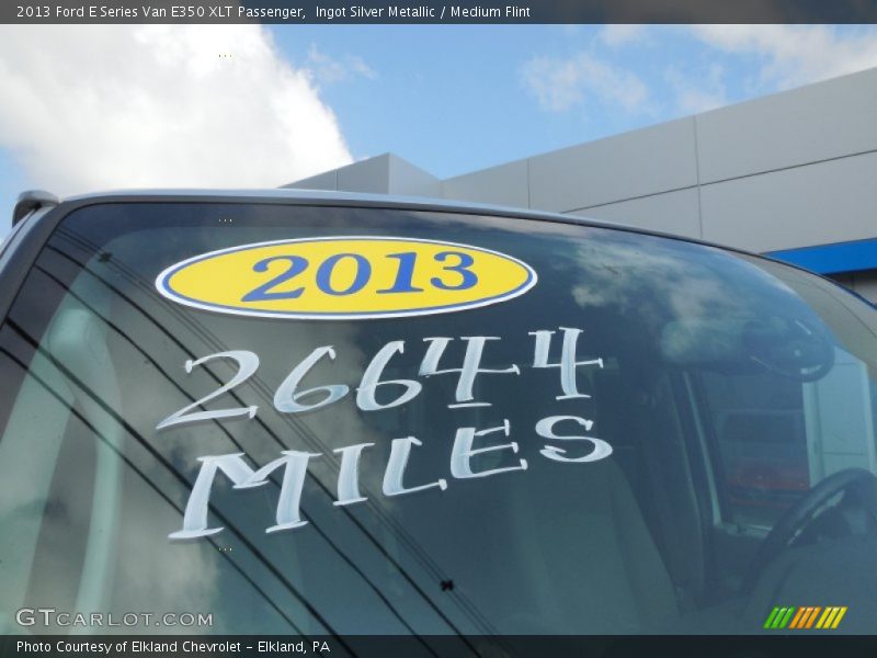 Ingot Silver Metallic / Medium Flint 2013 Ford E Series Van E350 XLT Passenger