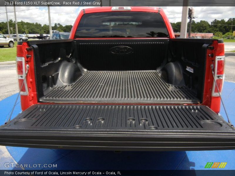 Race Red / Steel Gray 2013 Ford F150 XLT SuperCrew