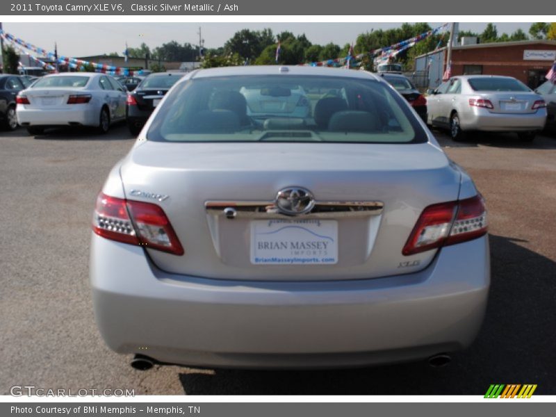Classic Silver Metallic / Ash 2011 Toyota Camry XLE V6