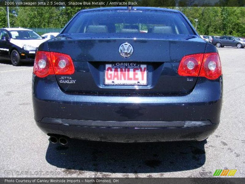 Shadow Blue Metallic / Anthracite Black 2006 Volkswagen Jetta 2.5 Sedan