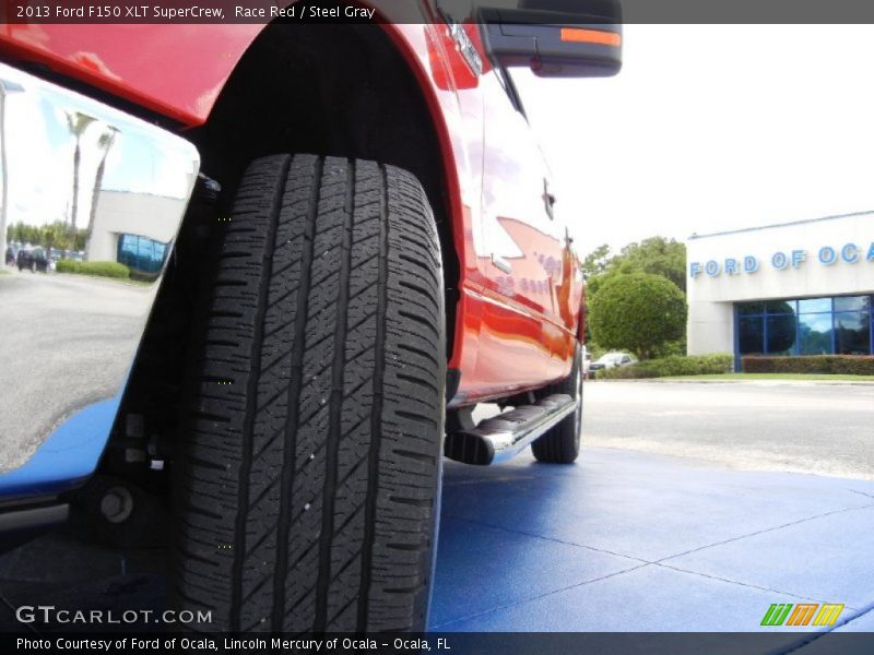 Race Red / Steel Gray 2013 Ford F150 XLT SuperCrew