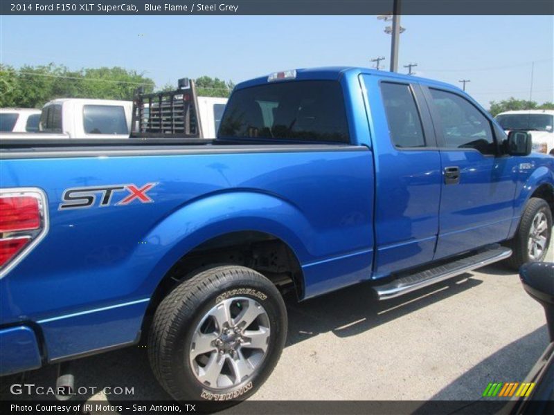 Blue Flame / Steel Grey 2014 Ford F150 XLT SuperCab