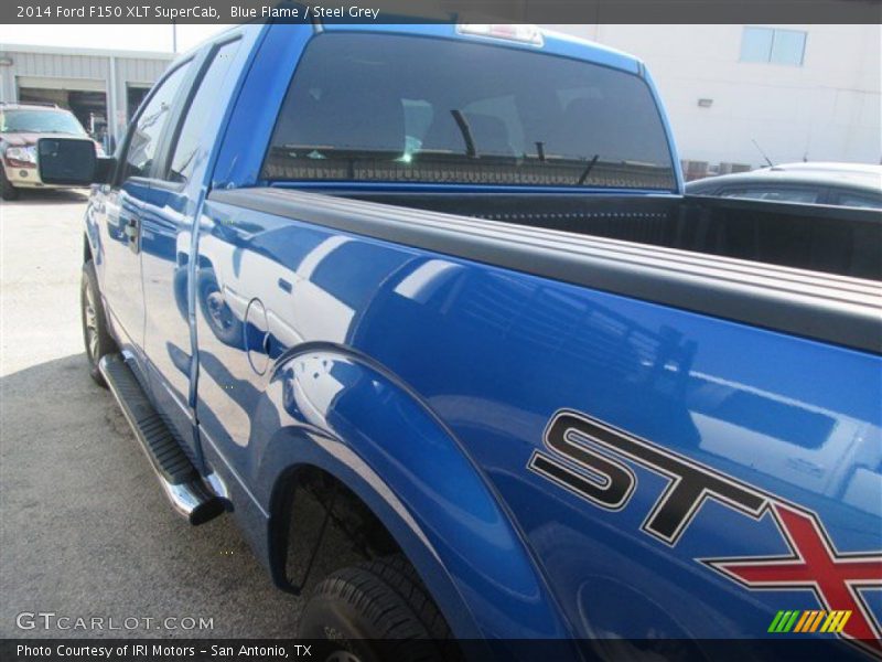 Blue Flame / Steel Grey 2014 Ford F150 XLT SuperCab