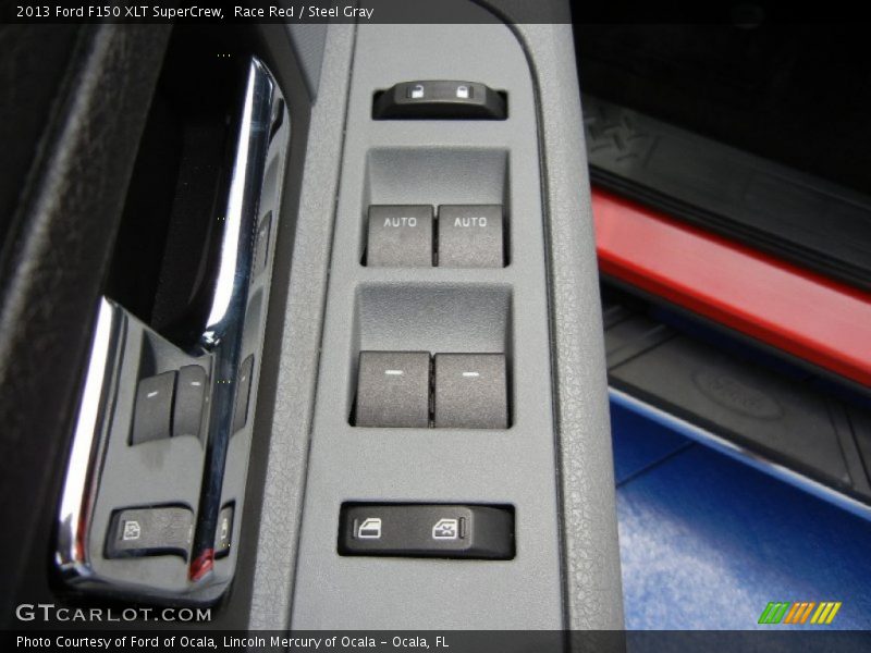 Race Red / Steel Gray 2013 Ford F150 XLT SuperCrew